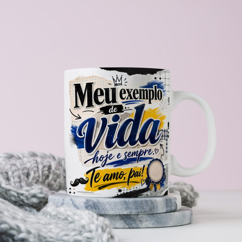 Caneca Pai Meu Exemplo de Vida
