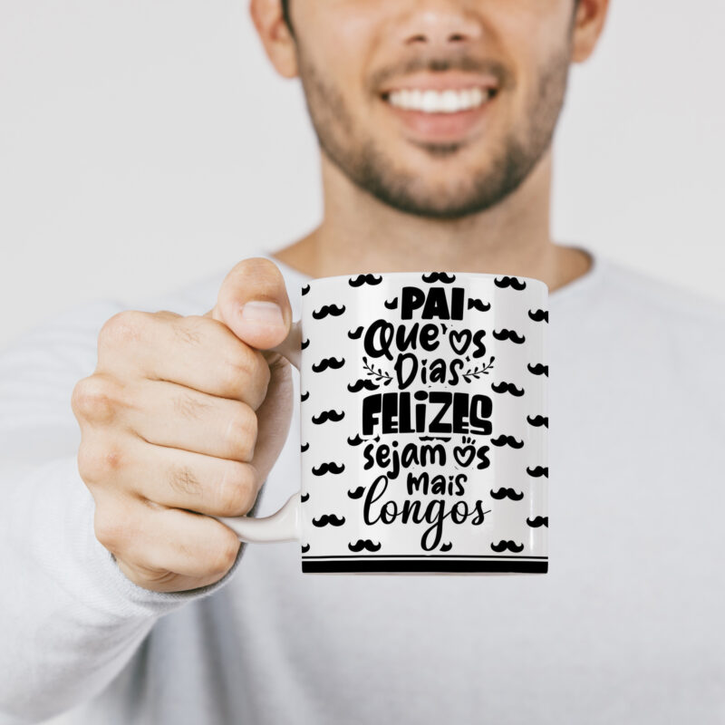 Caneca Pai Que os Dias Felizes Sejam os Mais Longos