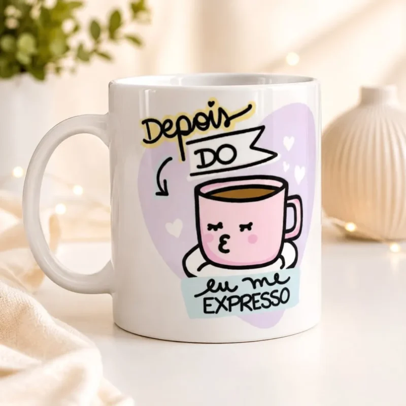 Caneca Depois do Café Eu Me Expresso