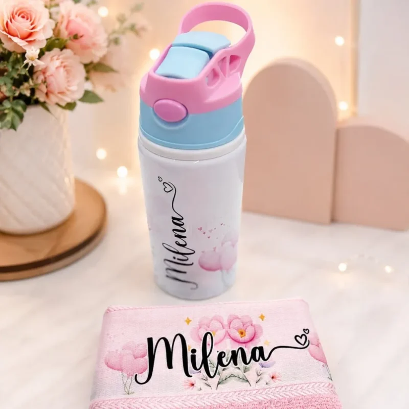 Kit Garrafa e Toalhinha