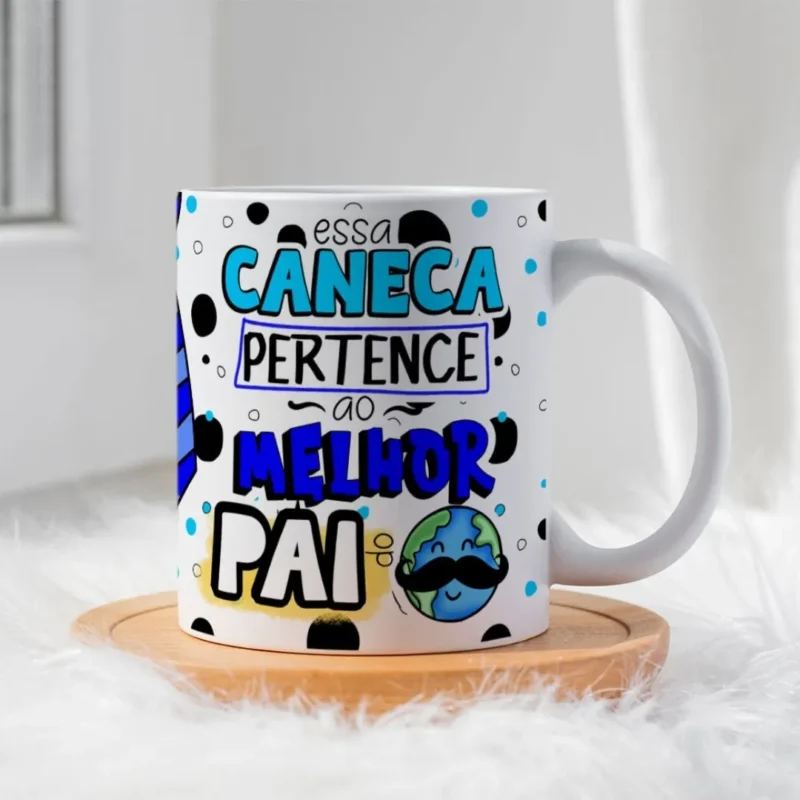 Caneca Dia dos Pais Melhor Pai