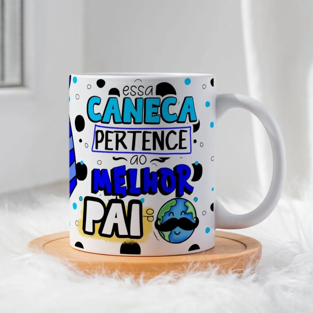 Caneca Dia dos Pais Melhor Pai