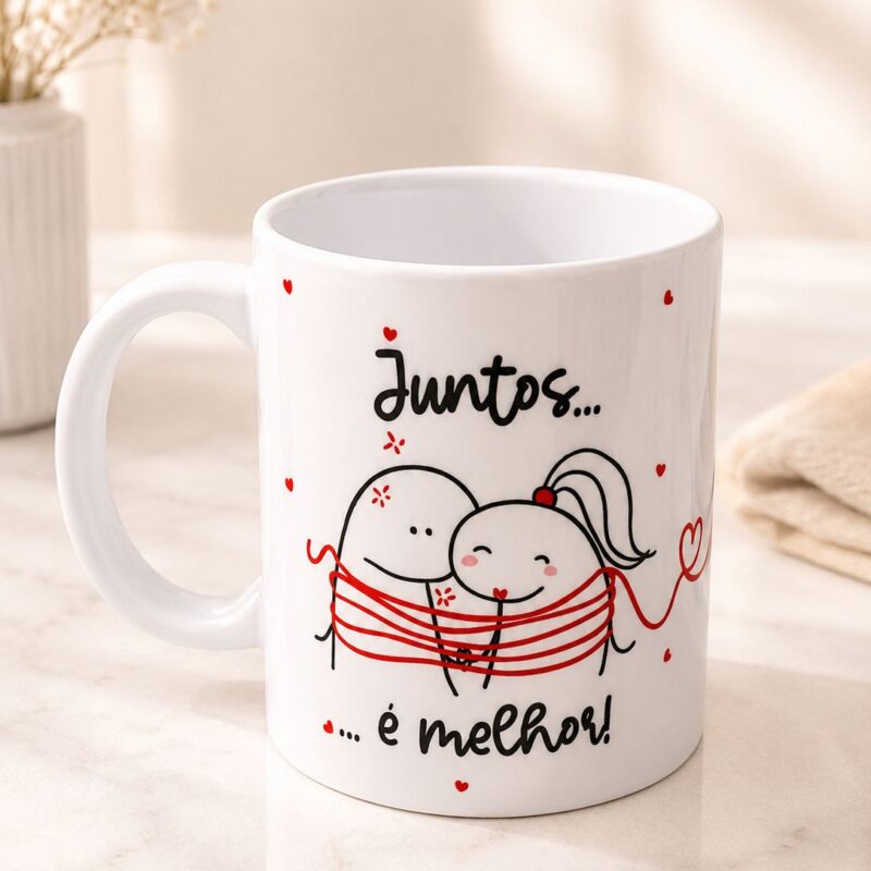 Caneca Juntos e Melhor