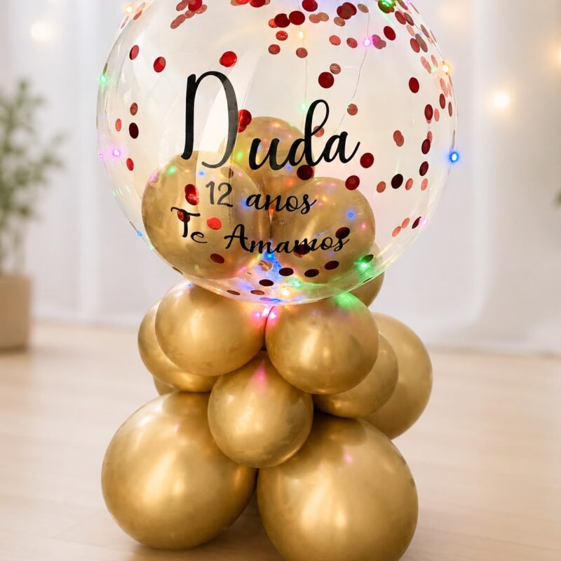 Escultura de Balão 24 Polegadas com Fio de fada