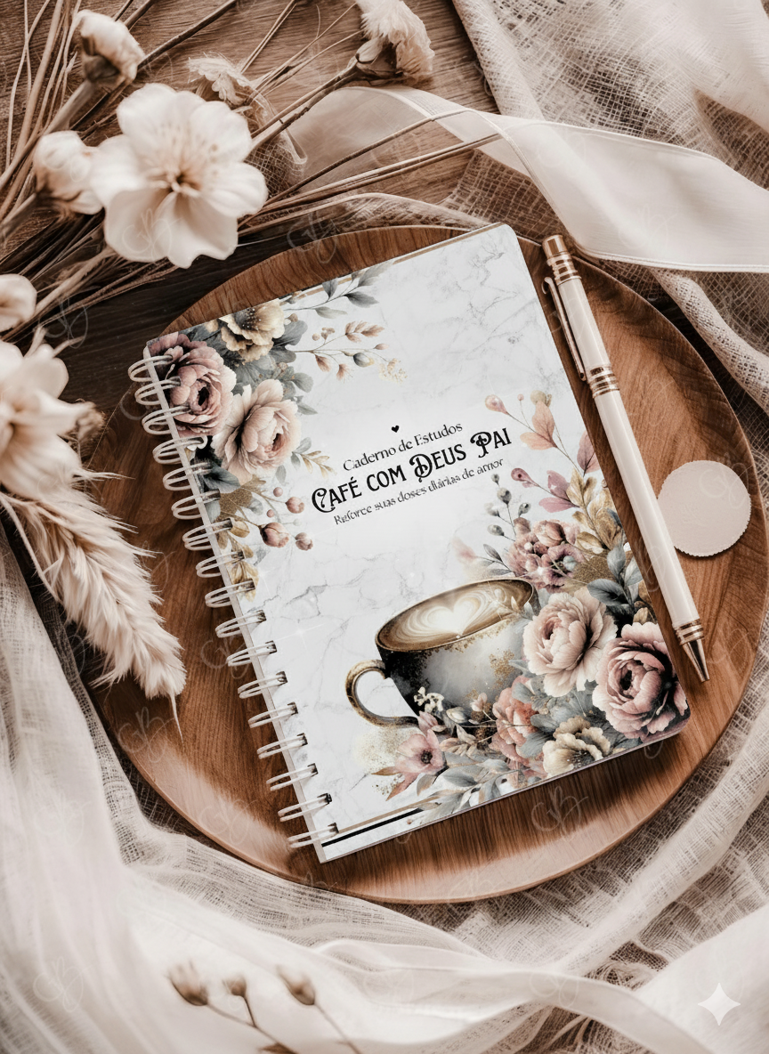 Caderno de Estudos Café Com Deus Pai
