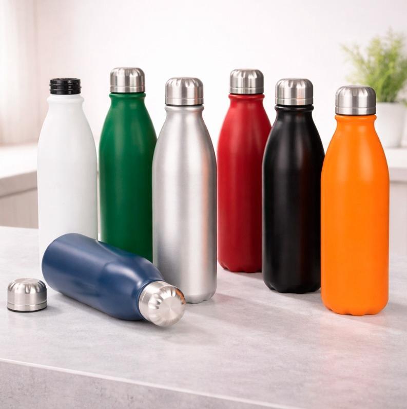 30 Unidades Garrafa Alumínio 750ml Personalizadas