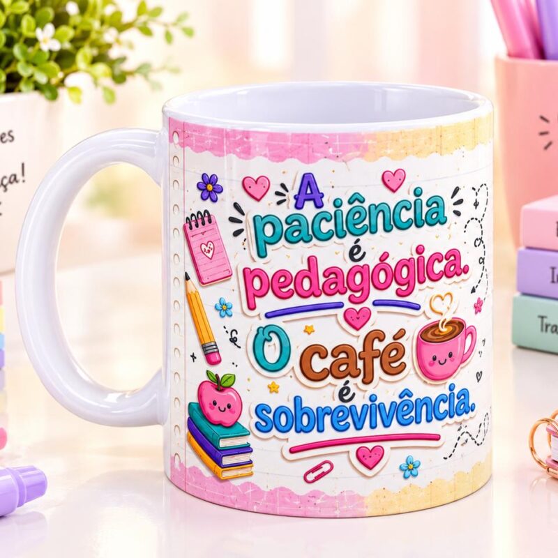Caneca Coleção Professores  A Paciência