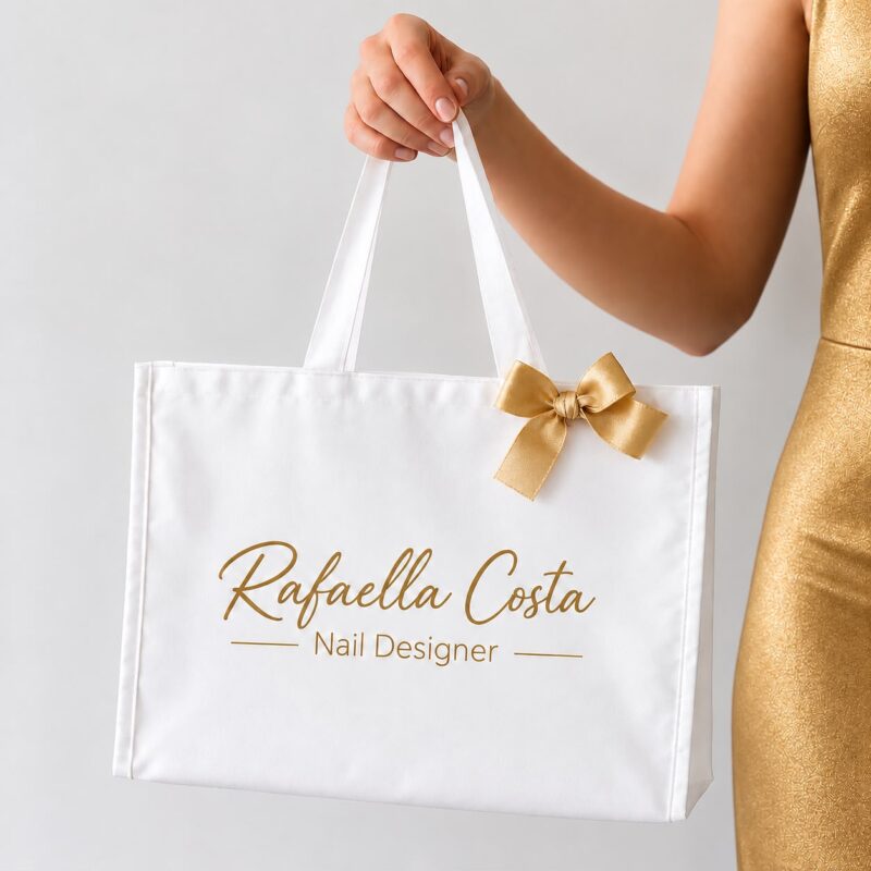 3 Unidades Eco Bag Com Estampa